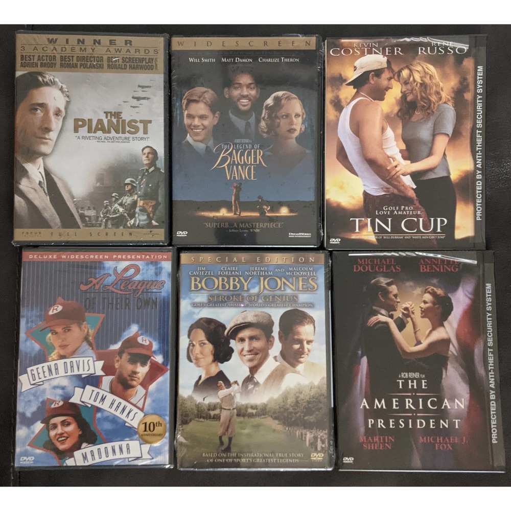 6 NEW DVDs Movie Variety